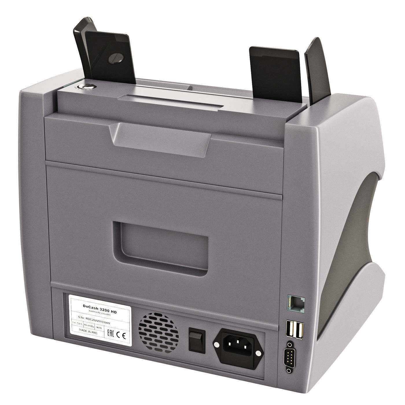 Banknote counter Docash 3200 HD 3D model_3