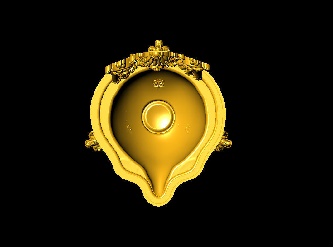 balaji diya    balaji laxmi    balaji laxmi diya 3D print model_3