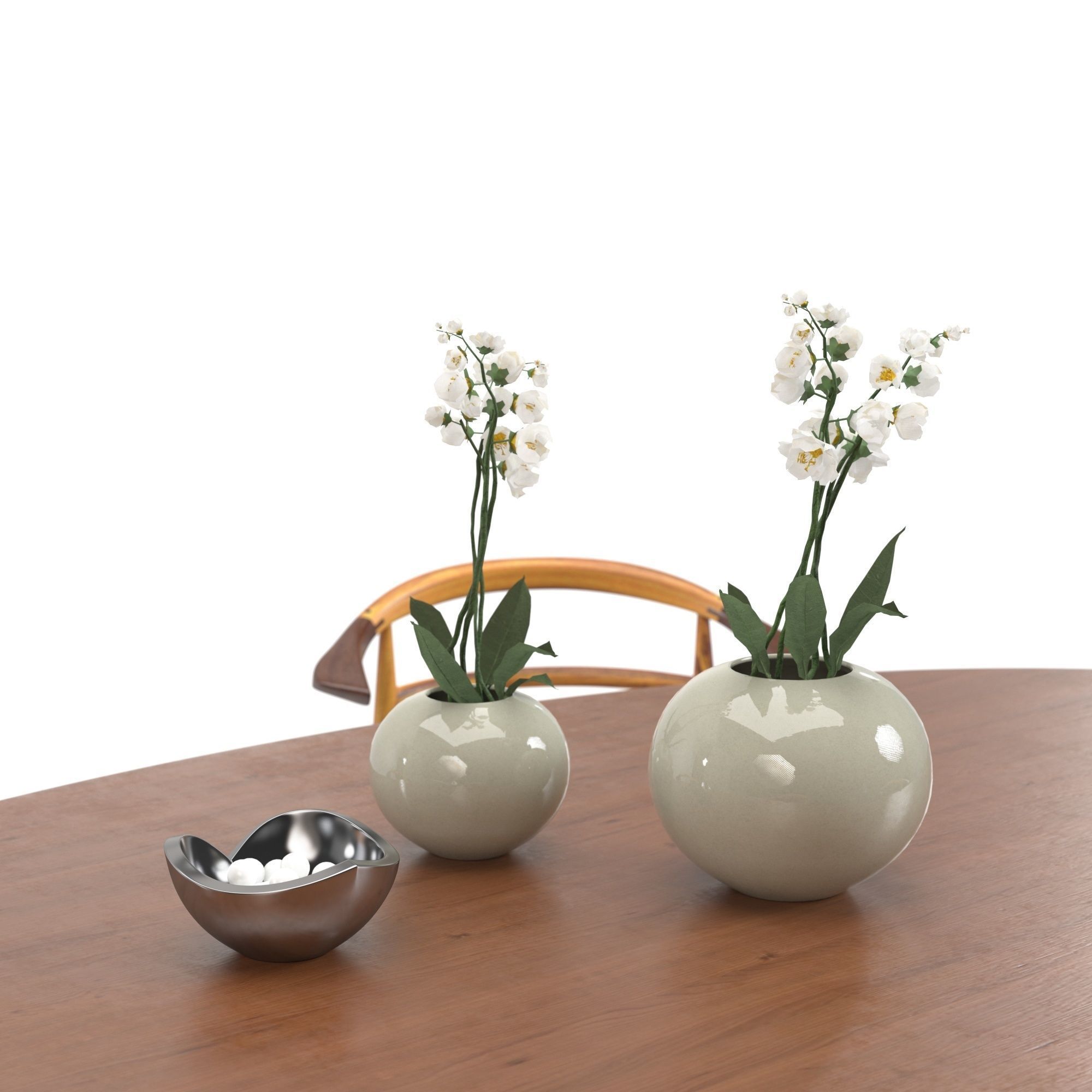 Dining set 03 3D model_3