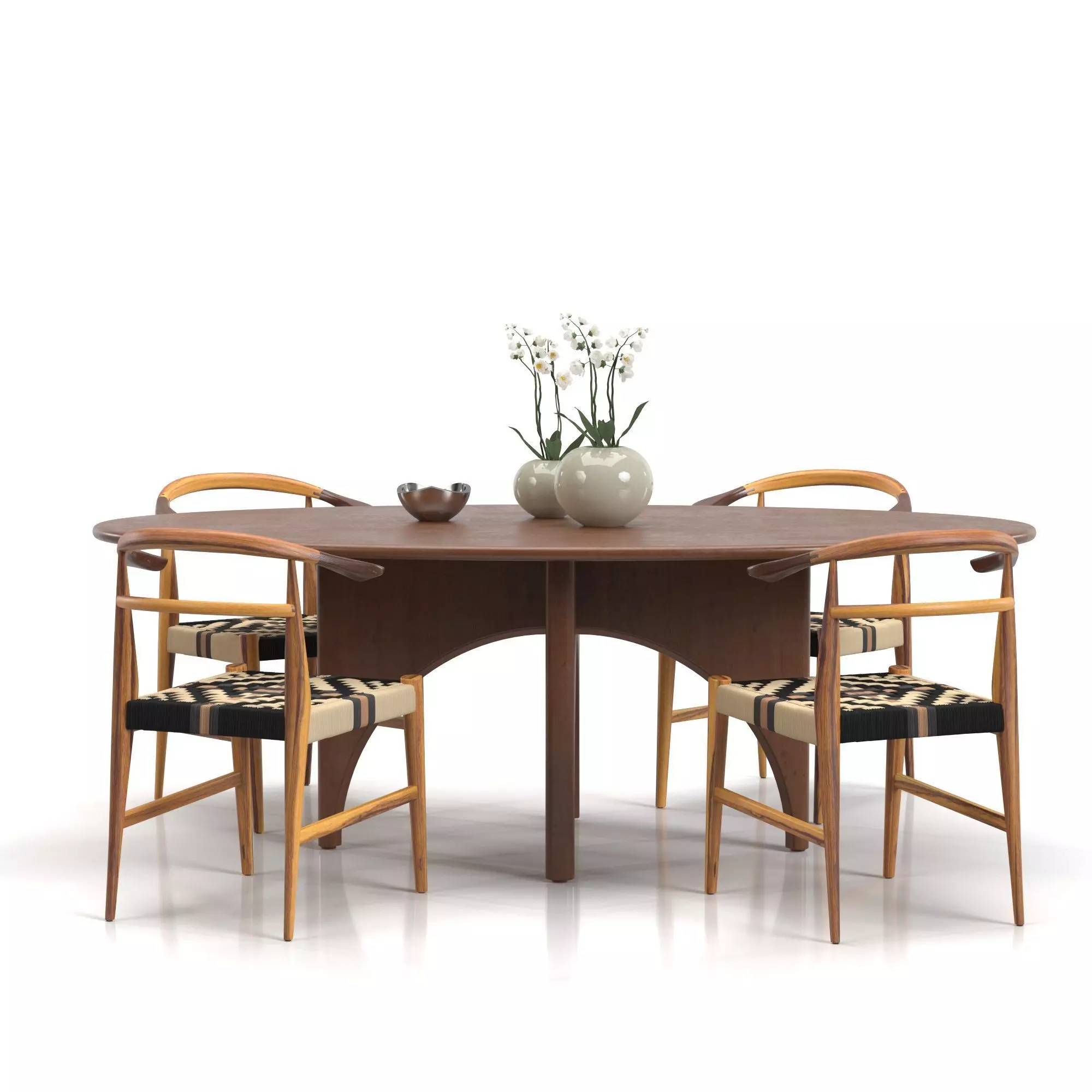 Dining set 03 3D model_0