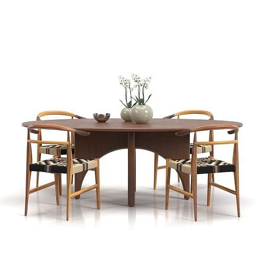 Dining set 03 3D model