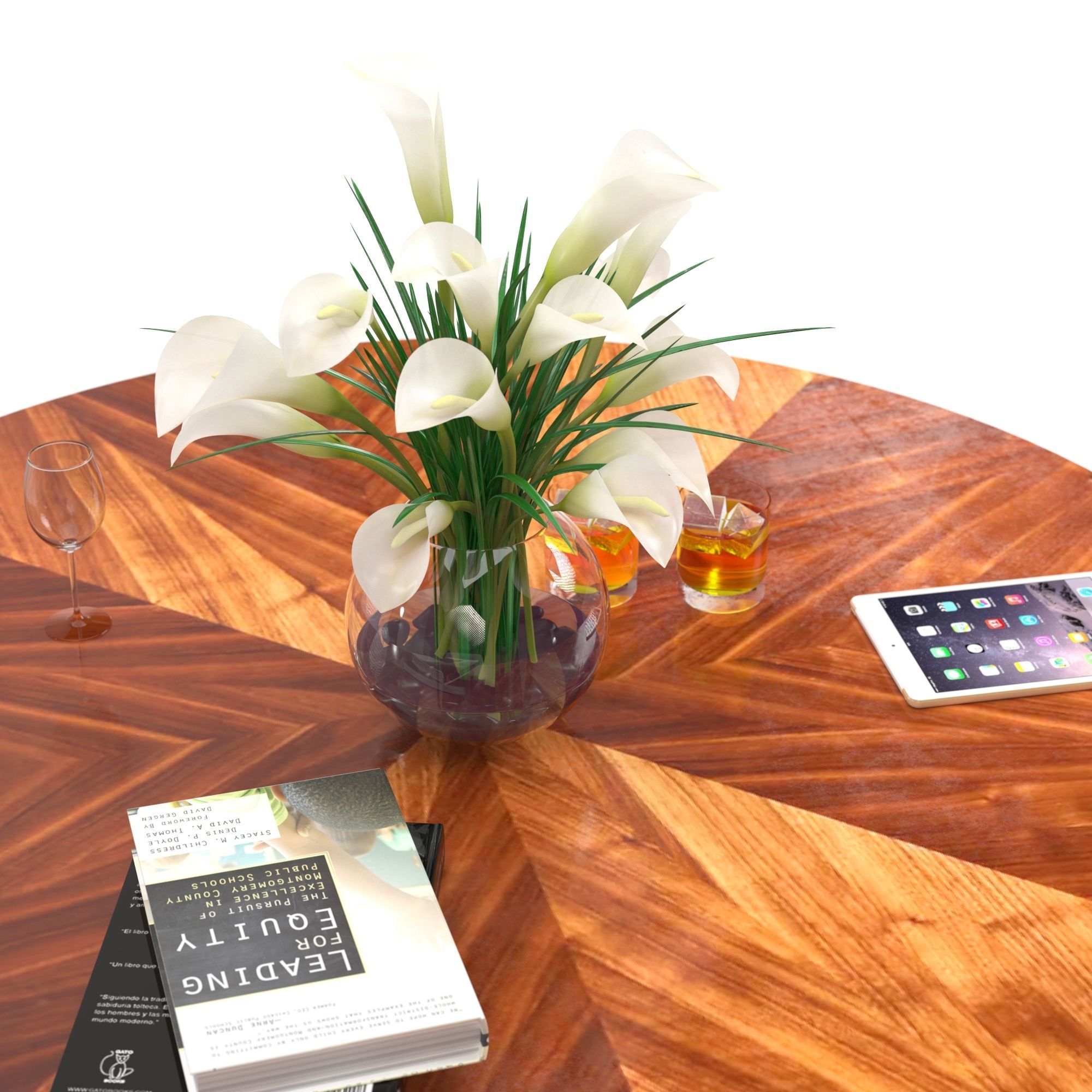 Dining set 04 3D model_3