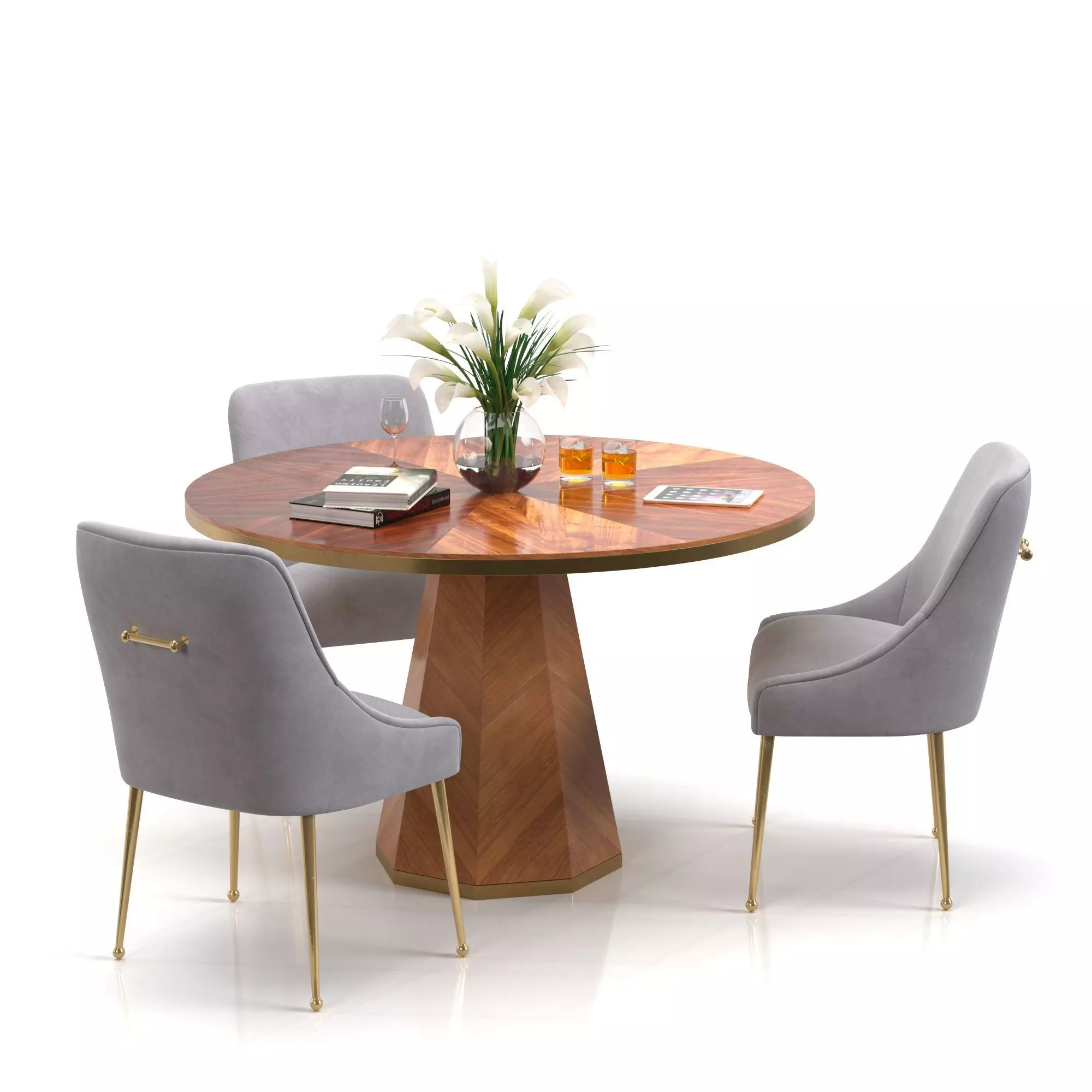 Dining set 04 3D model_0