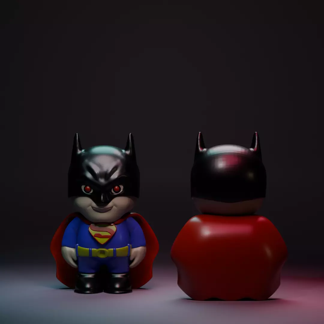 Super batman 3d printable model multiverse collusion 3D print model