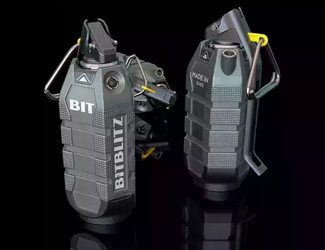 Hand grenade Low-poly 3D model