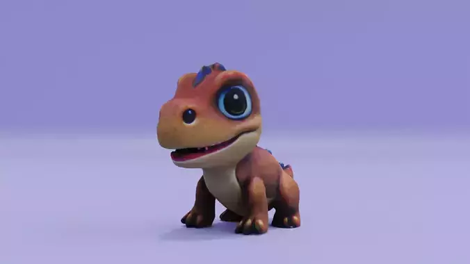 Dinosaur Stylized Cute Dragon
