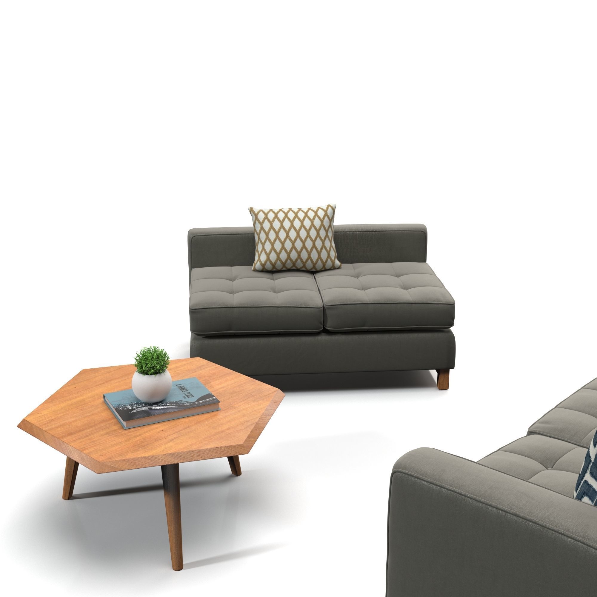 Gus Modern Jane Sofa Set 01 3D model_2