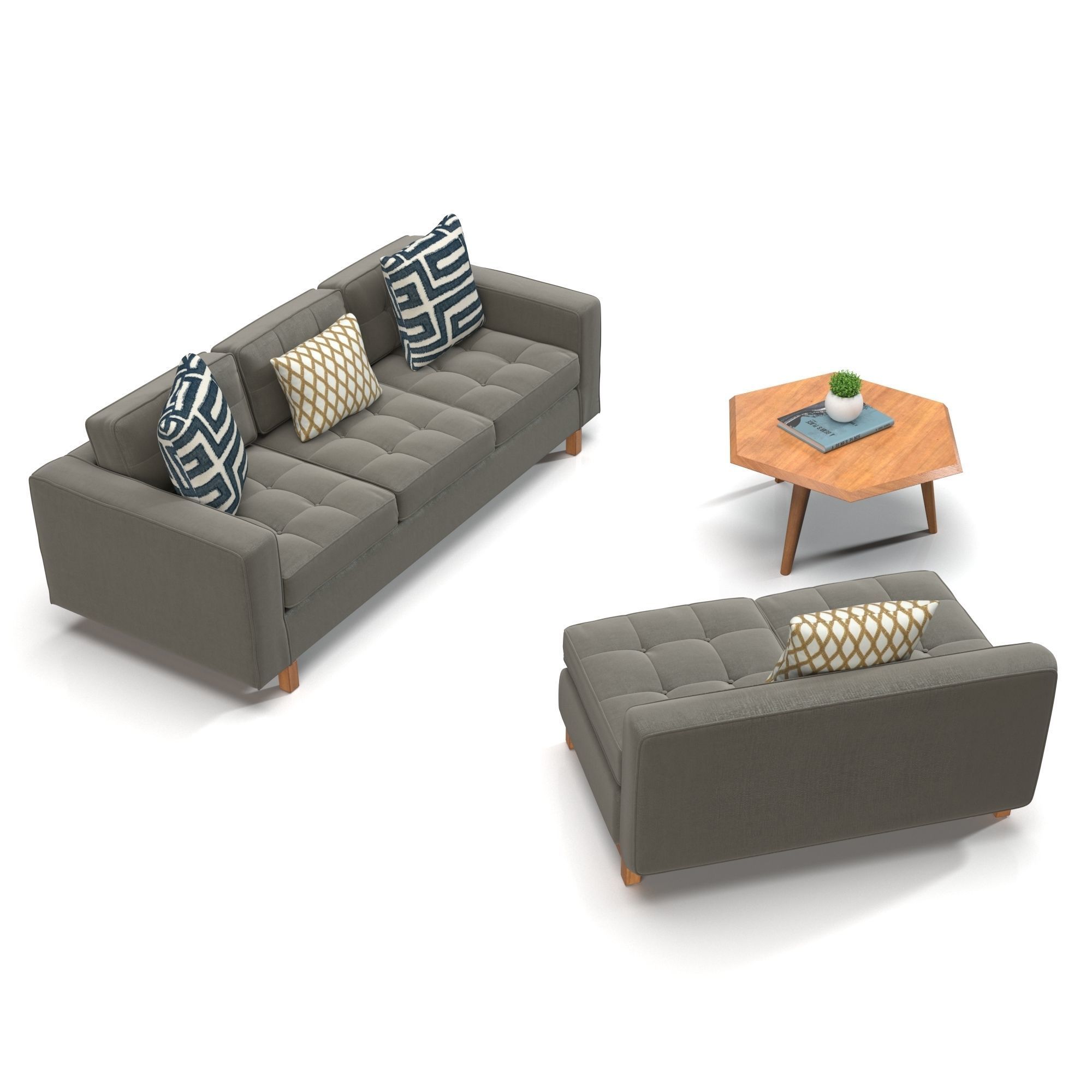 Gus Modern Jane Sofa Set 01 3D model_1