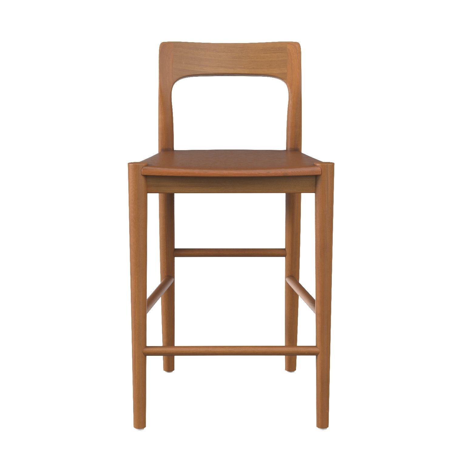 Heritage Counter Stool PBR 3D model_2