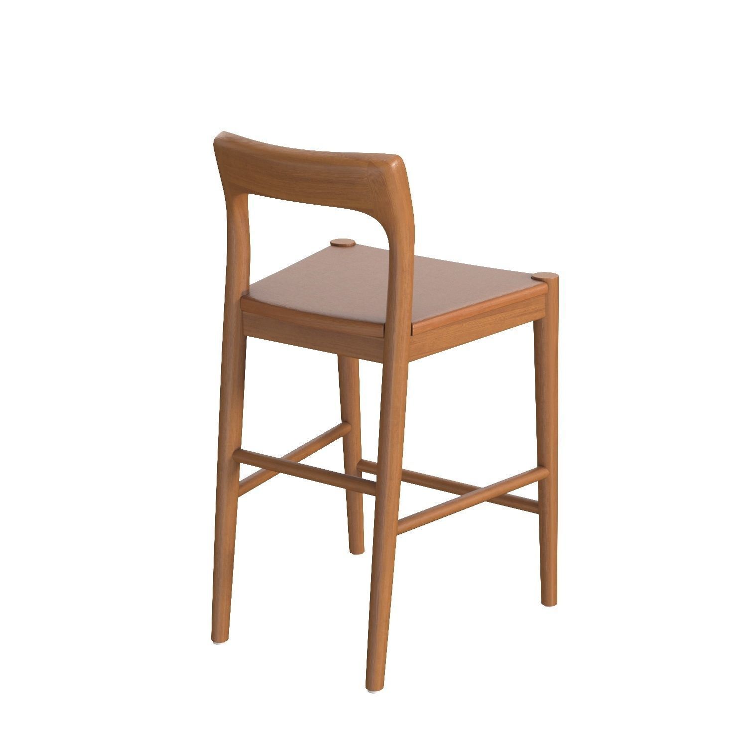Heritage Counter Stool PBR 3D model_4