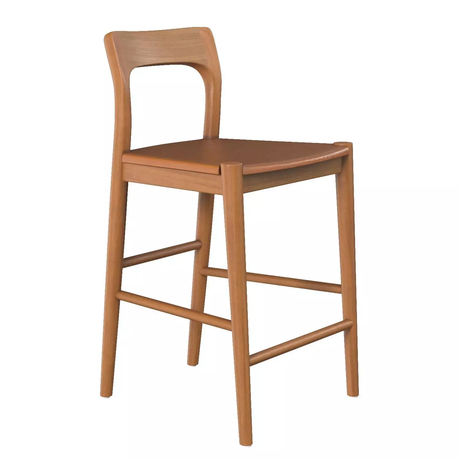 Heritage Counter Stool PBR 3D model_0