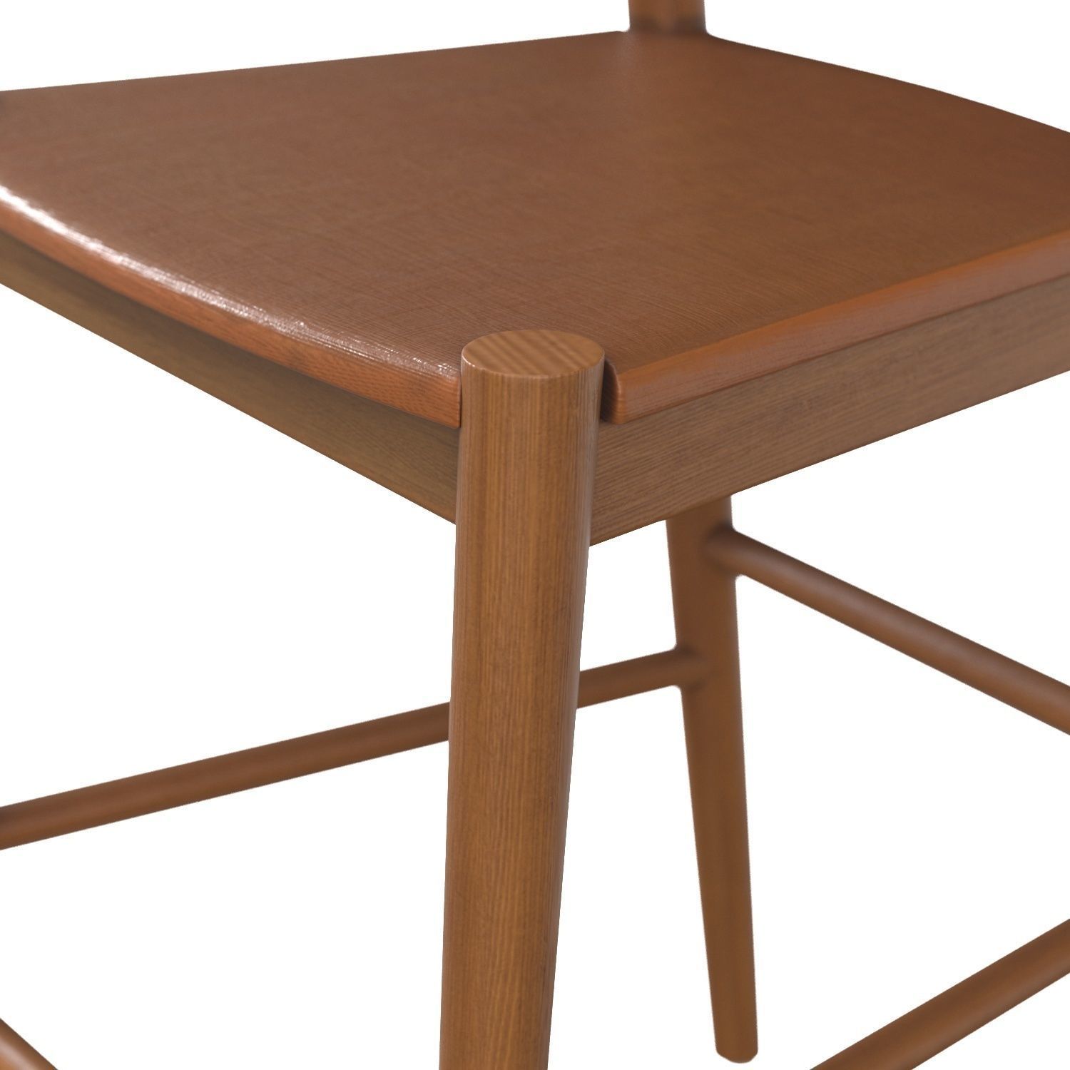 Heritage Counter Stool PBR 3D model_3