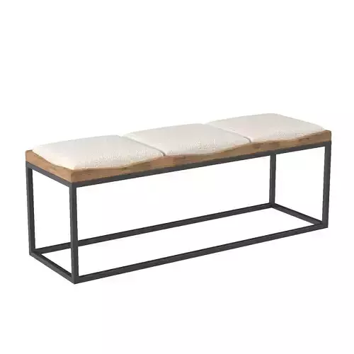 Josephine Bench Knoll Natural PBR