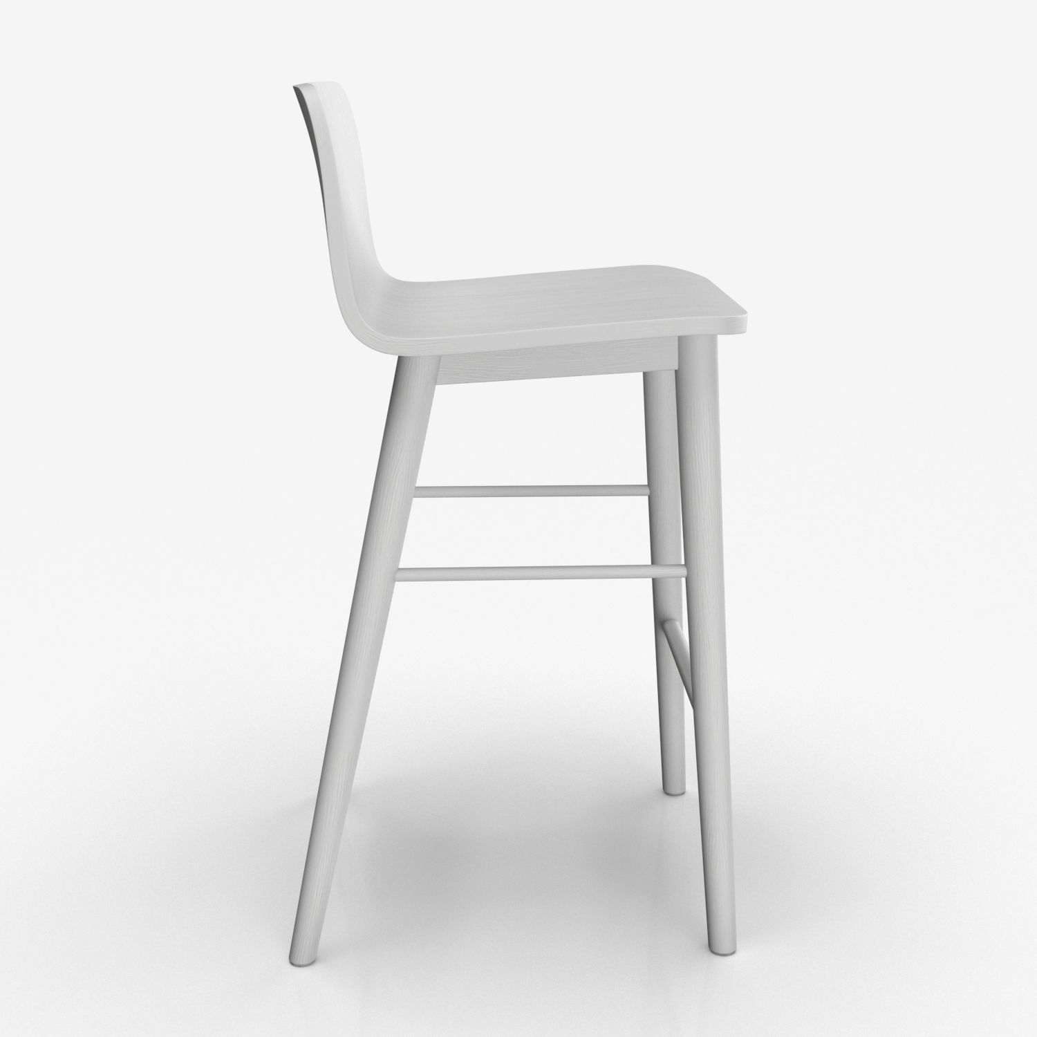 Lovell Counter Stool PBR 3D model_1