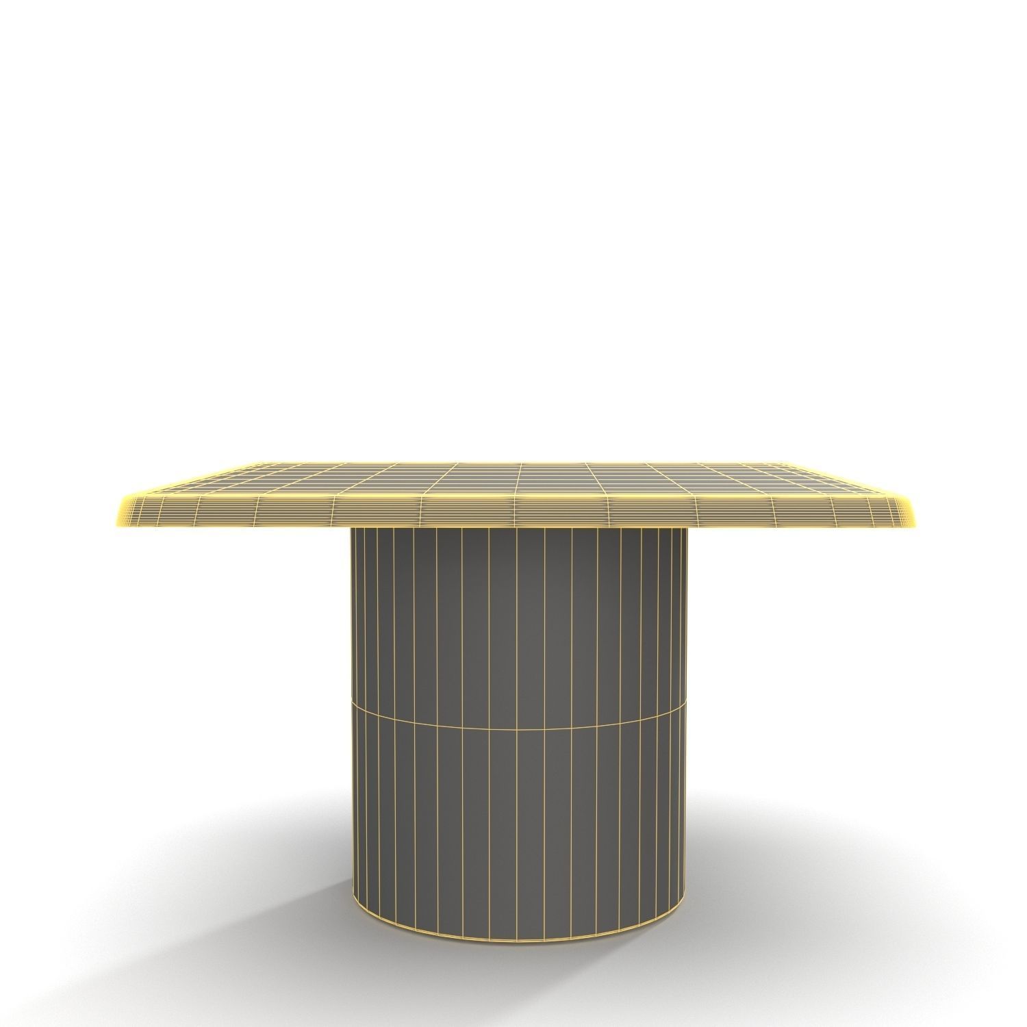 Margate Dining Table PBR 3D model_5