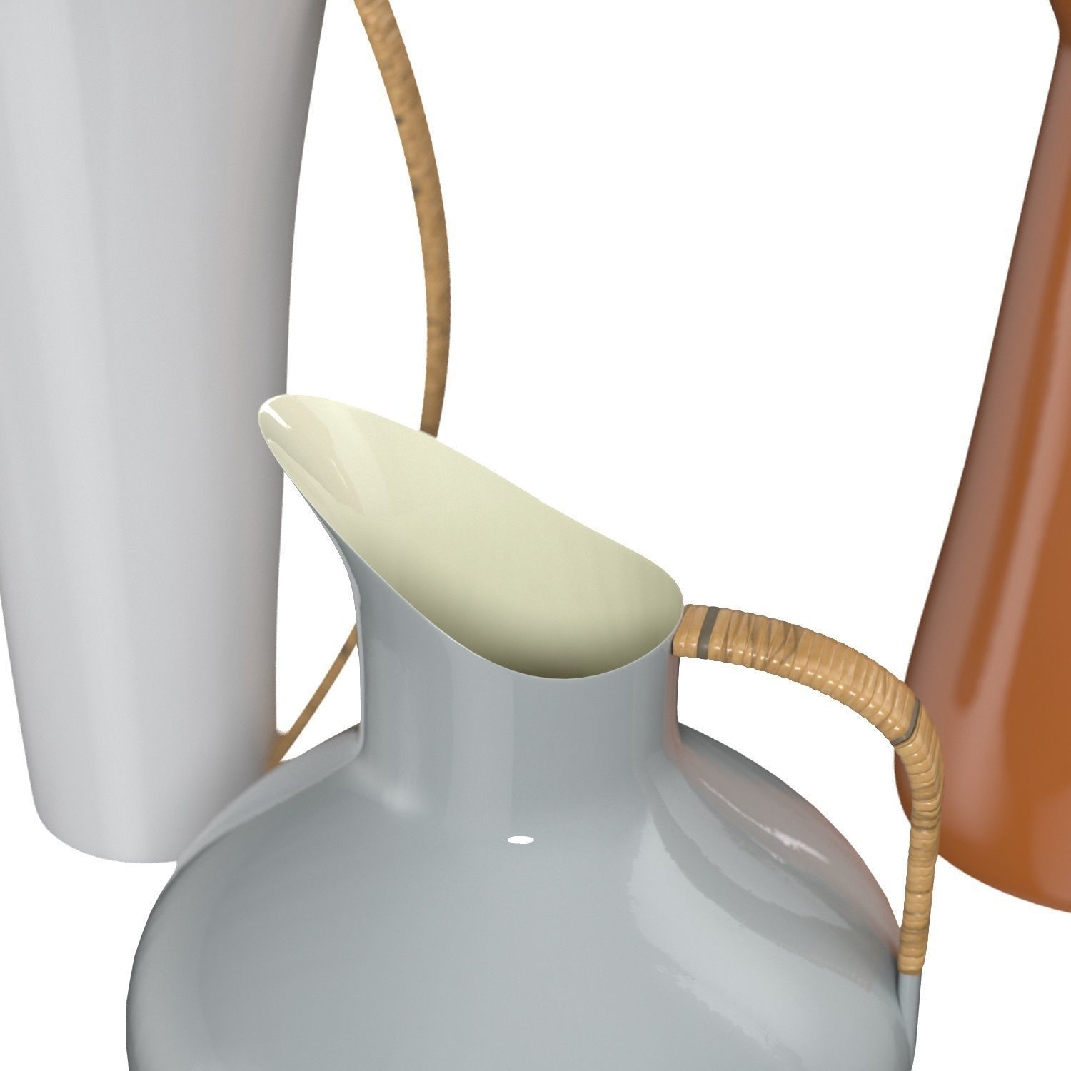 Martine Enamel Pitcher Martine Enamel Pitcher PBR 3D model_3