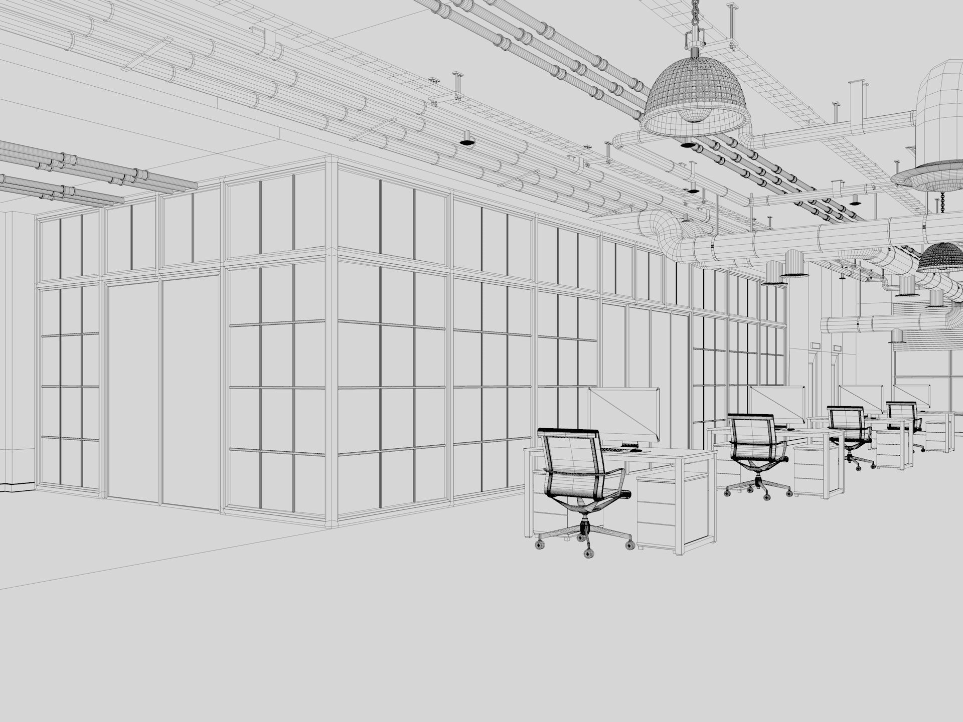 Loft Office 12 3D model_16