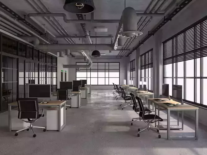 Loft Office 12 3D model