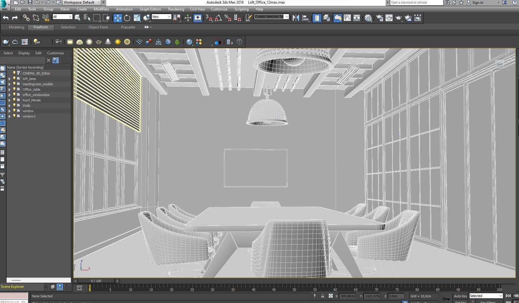 Loft Office 12 3D model_28