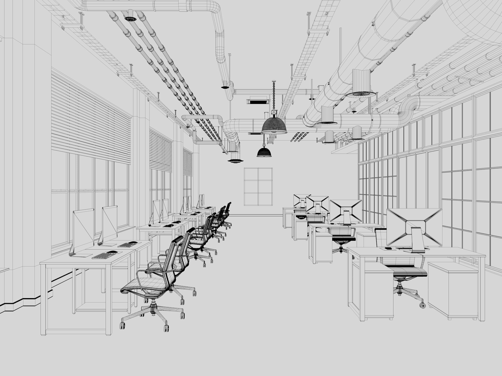 Loft Office 12 3D model_13