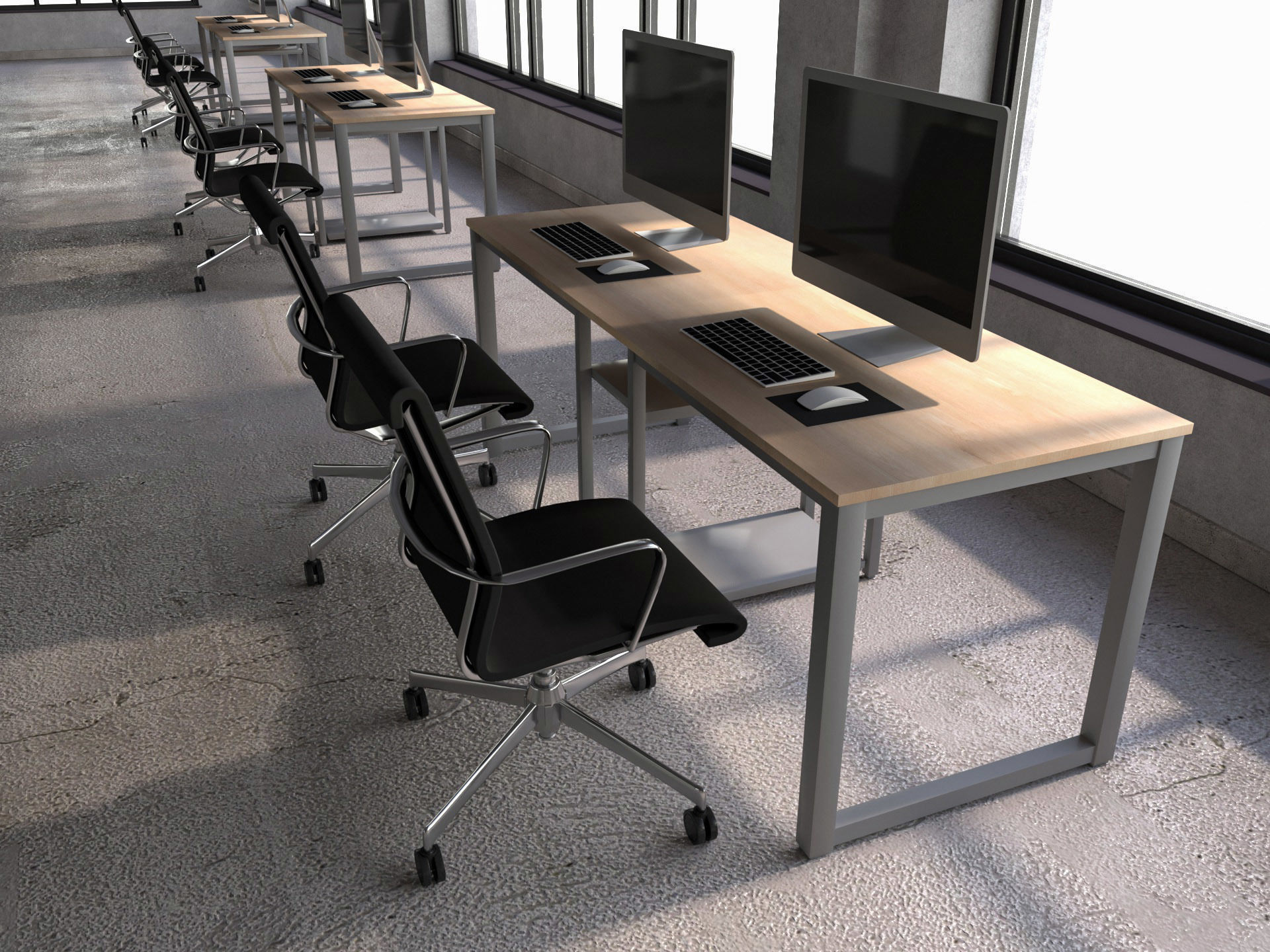 Loft Office 12 3D model_6