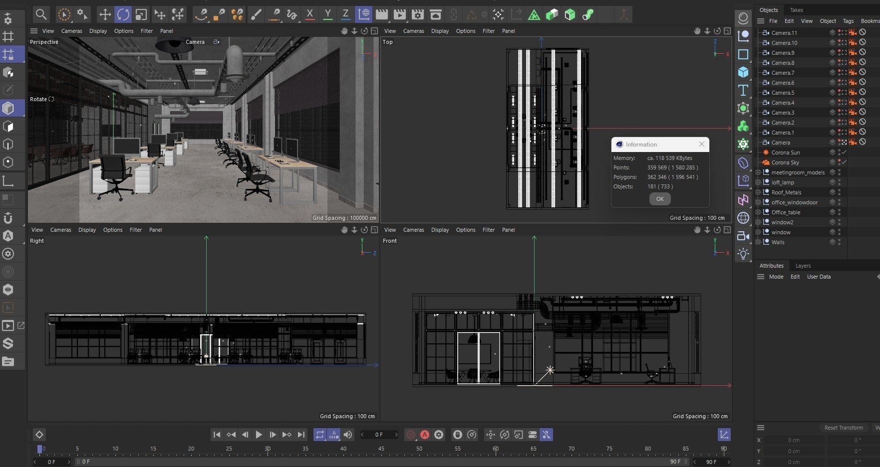 Loft Office 12 3D model_24