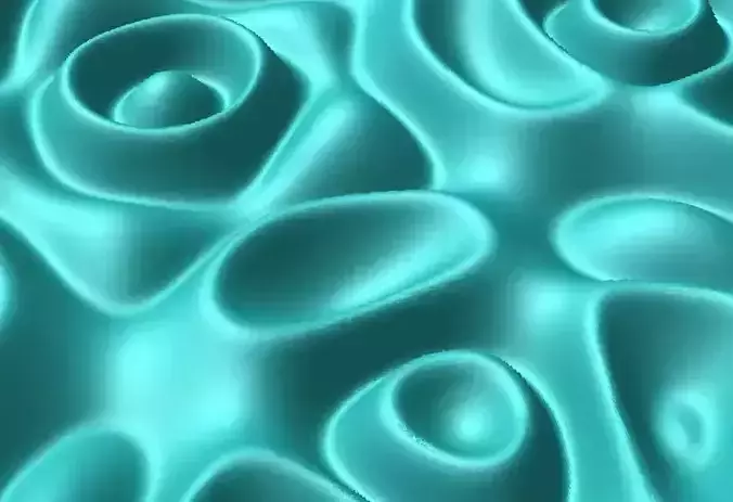 Organic abstract docorative bas relief for CNC machining 3D print model