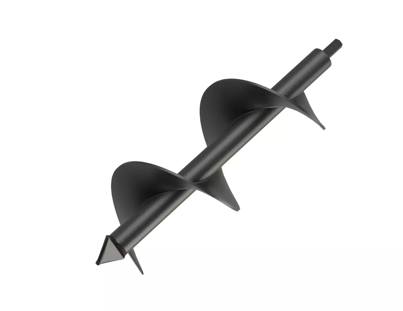 Garden Auger Planter 3D print model_0