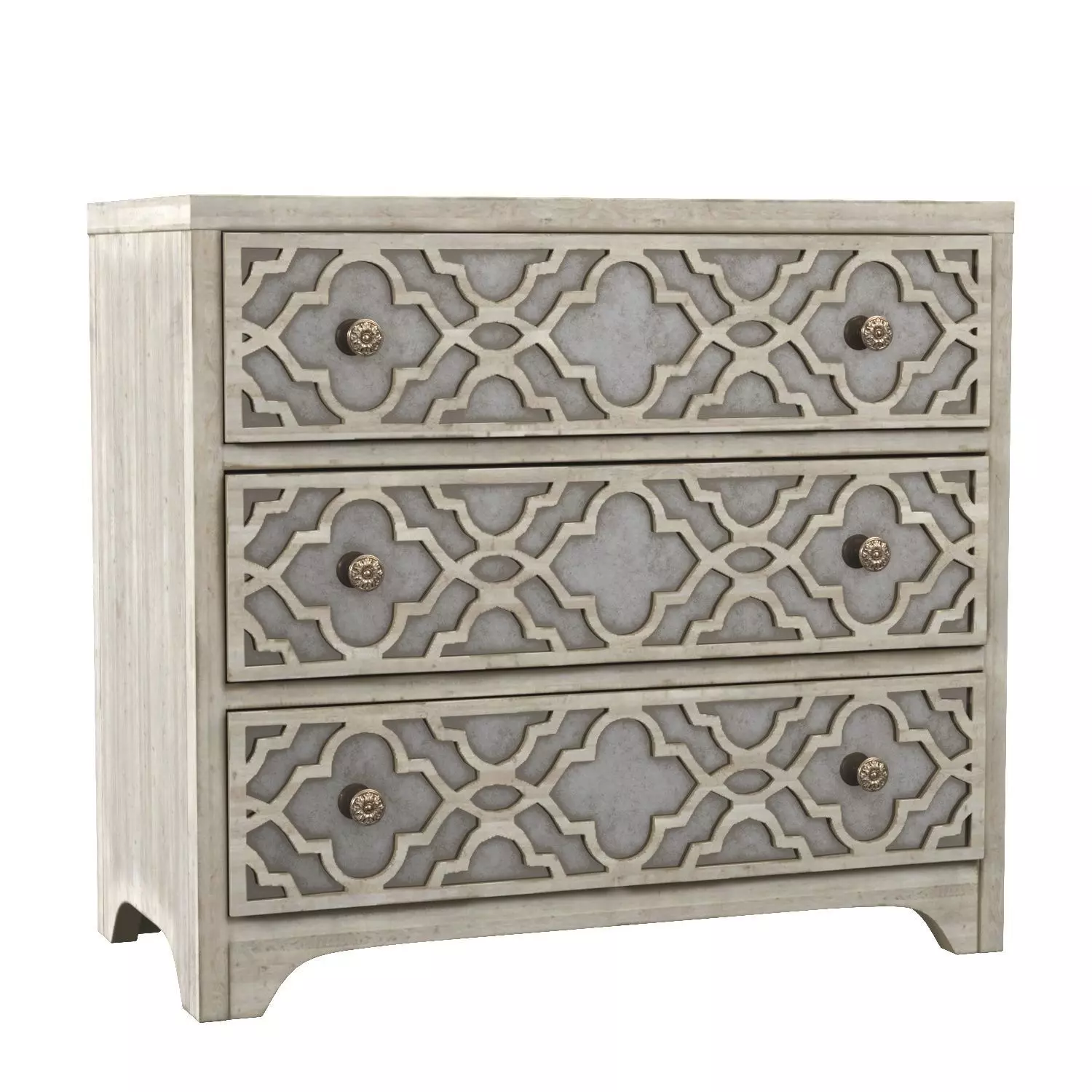 Sanctuary Fretwork Chest Pearl Essence PBR 3D model