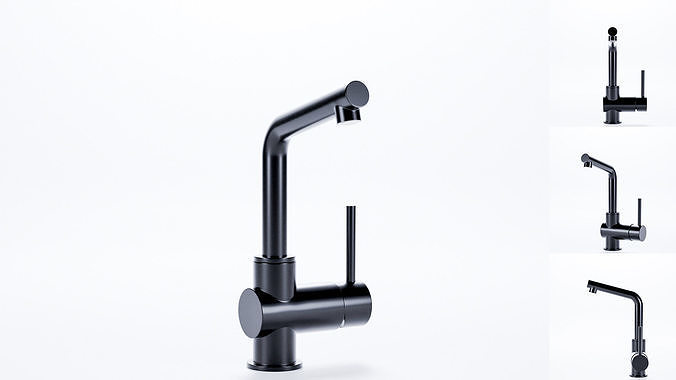 LUNDSKAR Wash basin Low-poly 3D model