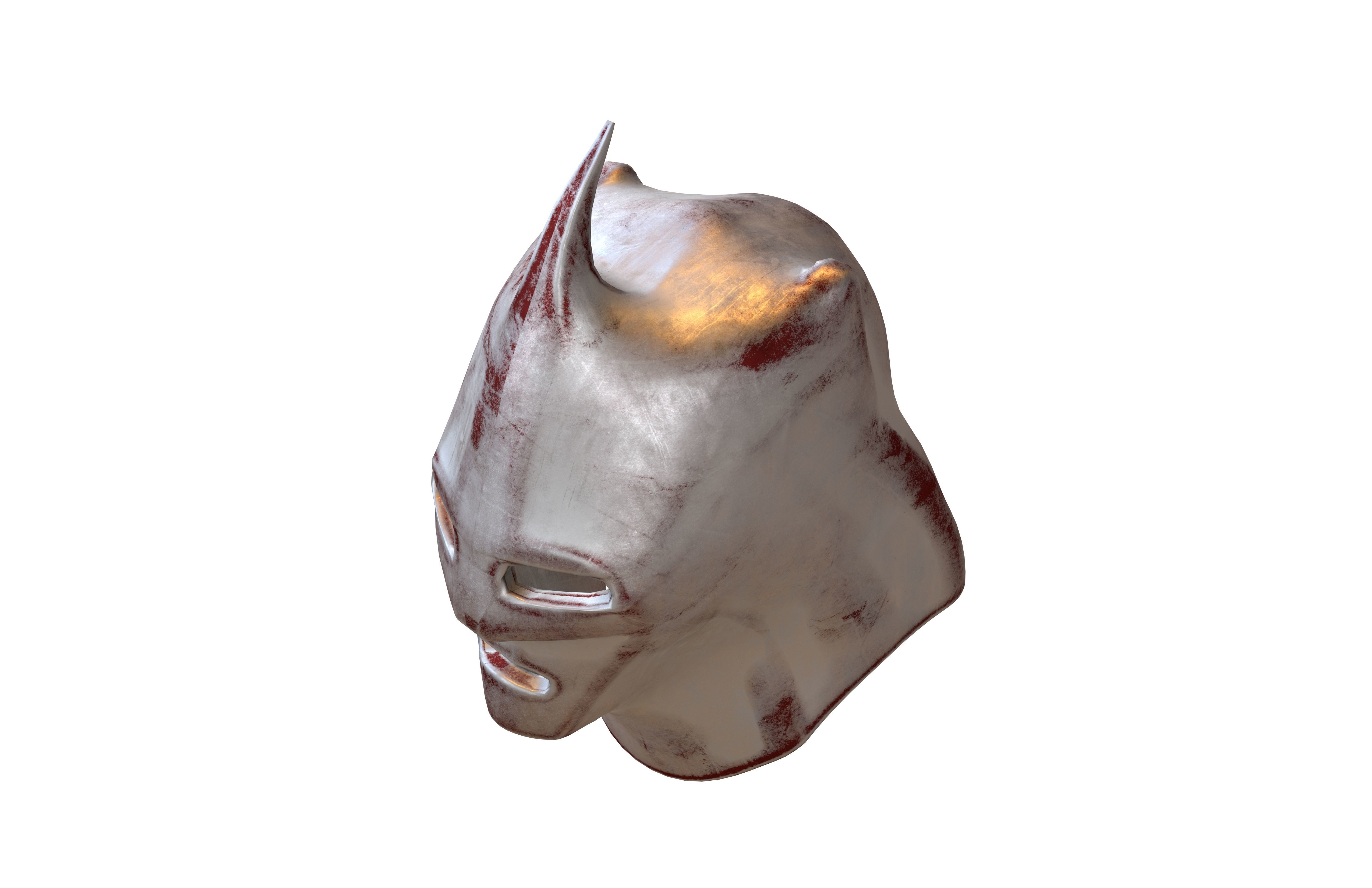 Knight Helmet v1 002 Low-poly 3D model_2