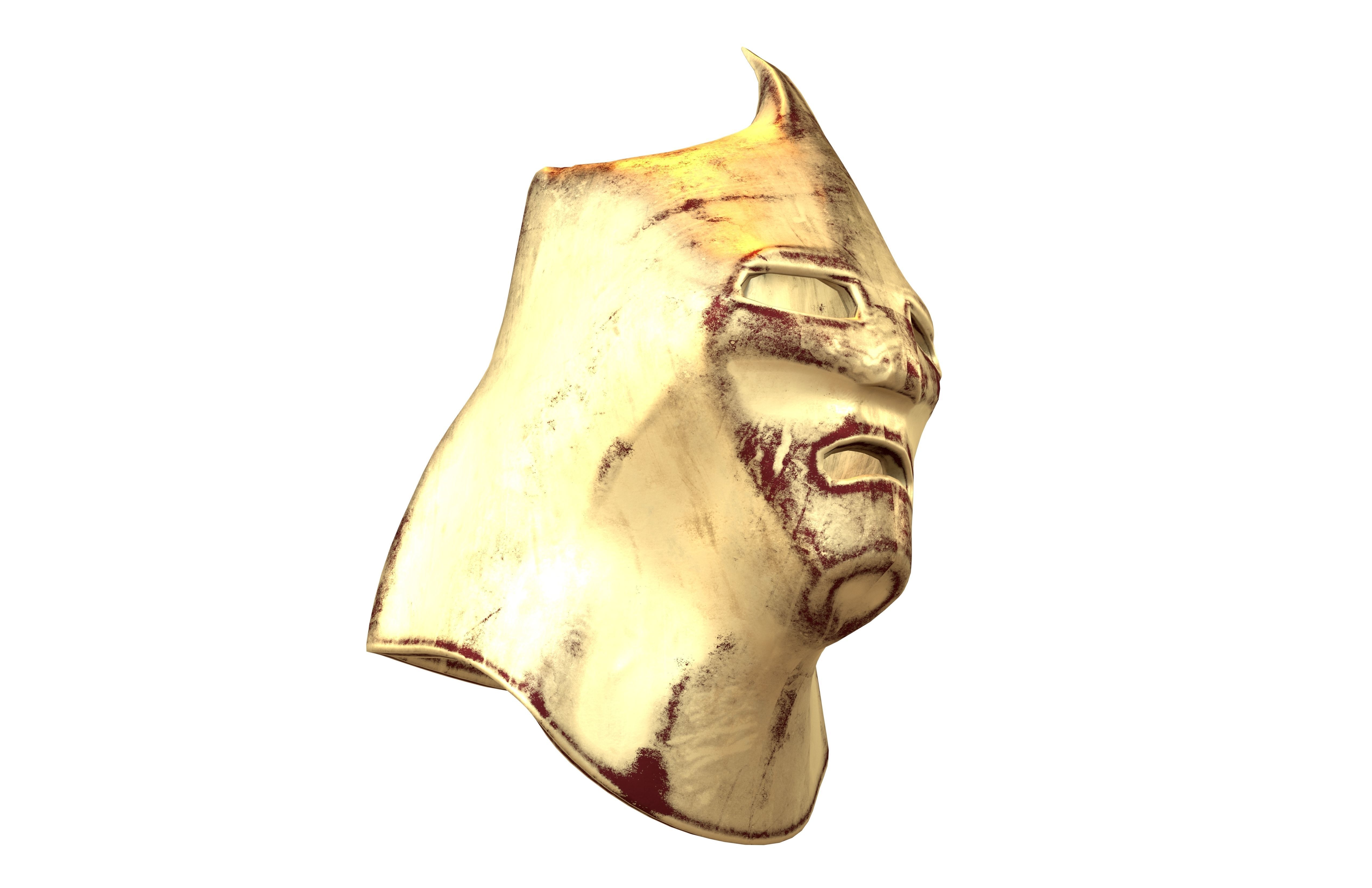 Knight Helmet v1 004 Low-poly 3D model_3