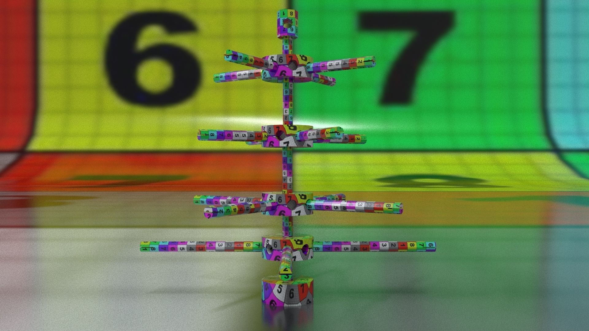 laos Tinker Toy Low-poly 3D model_10