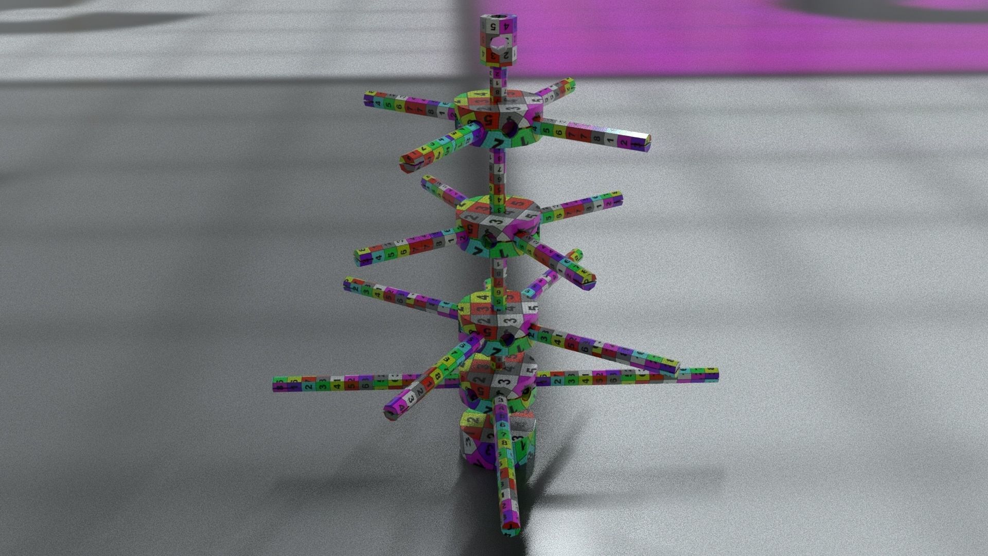 laos Tinker Toy Low-poly 3D model_13