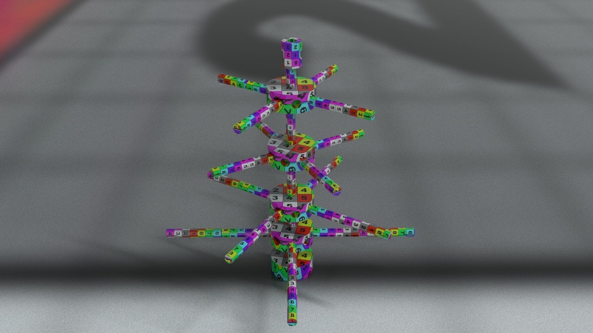 laos Tinker Toy Low-poly 3D model_14