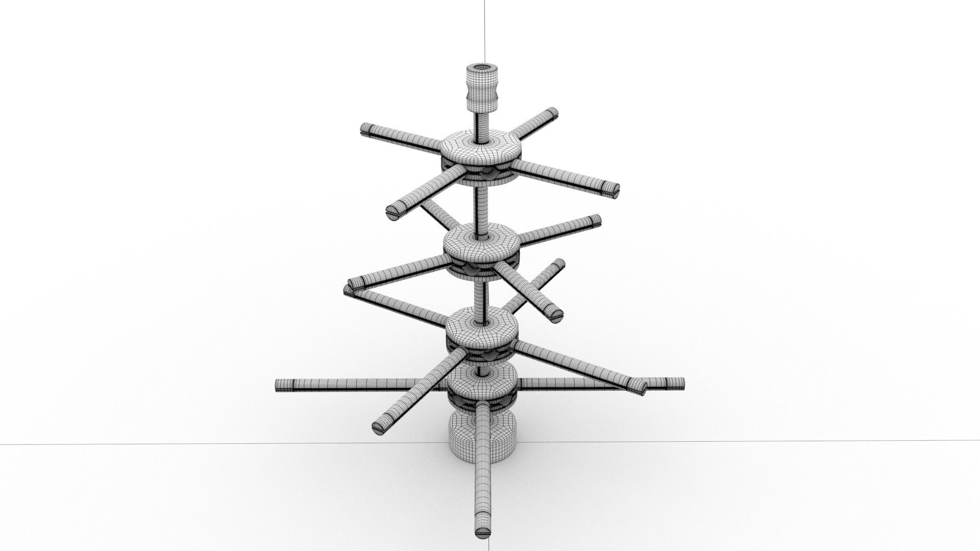 laos Tinker Toy Low-poly 3D model_9