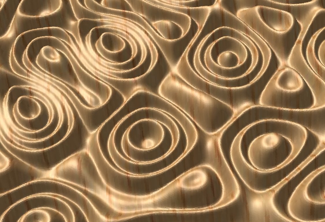 Basrelief abstract 3d model for CNC machning 3D print model_5