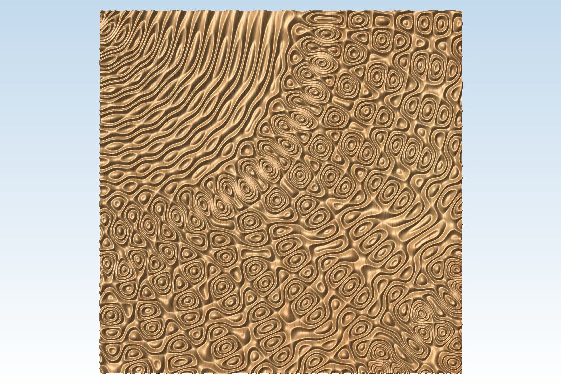 Basrelief abstract 3d model for CNC machning 3D print model_6