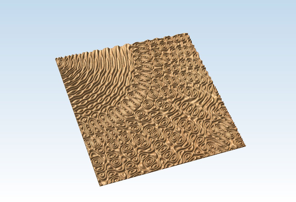 Basrelief abstract 3d model for CNC machning 3D print model_4