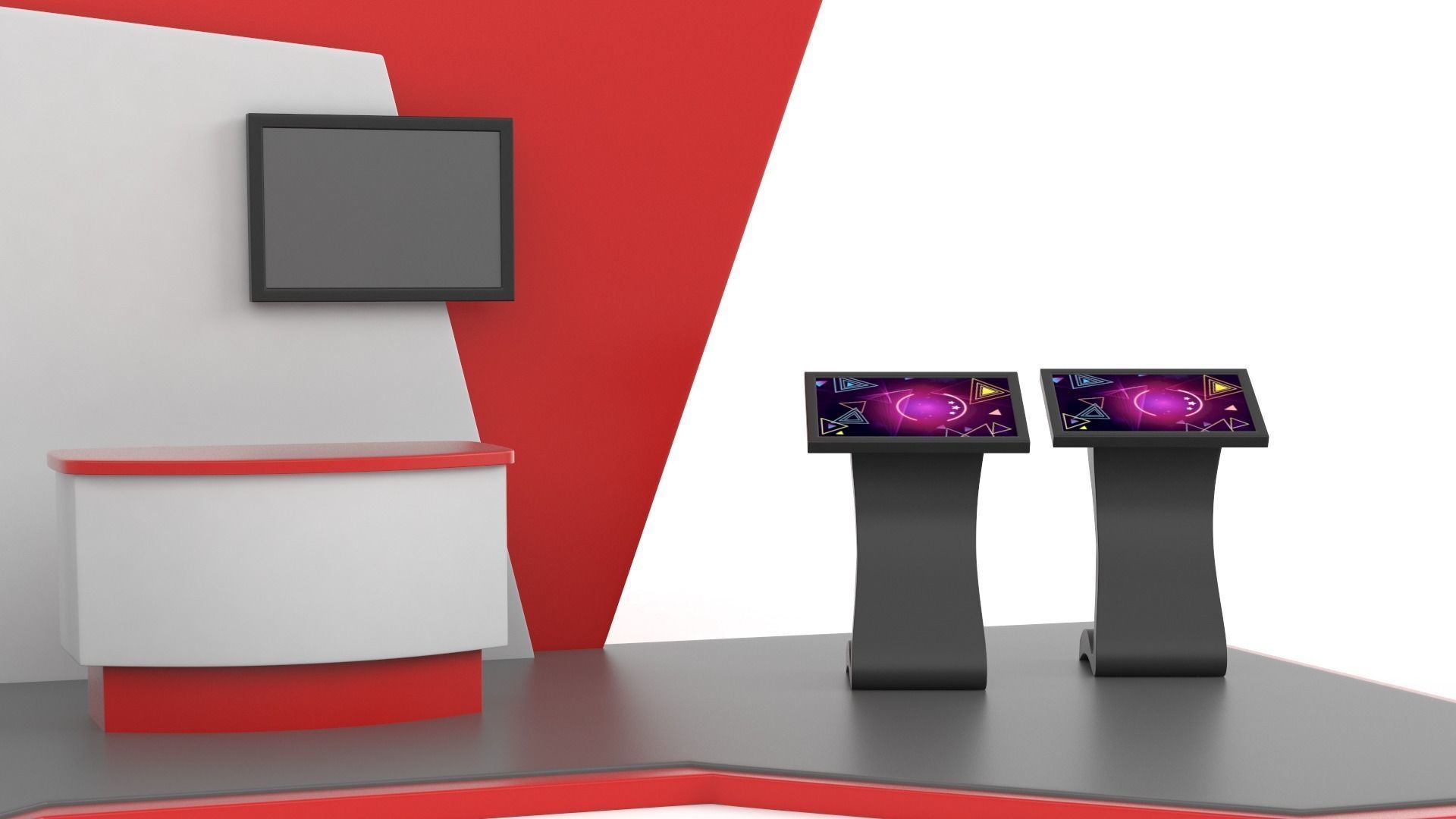 Exhibition Stand Design 3D model_3