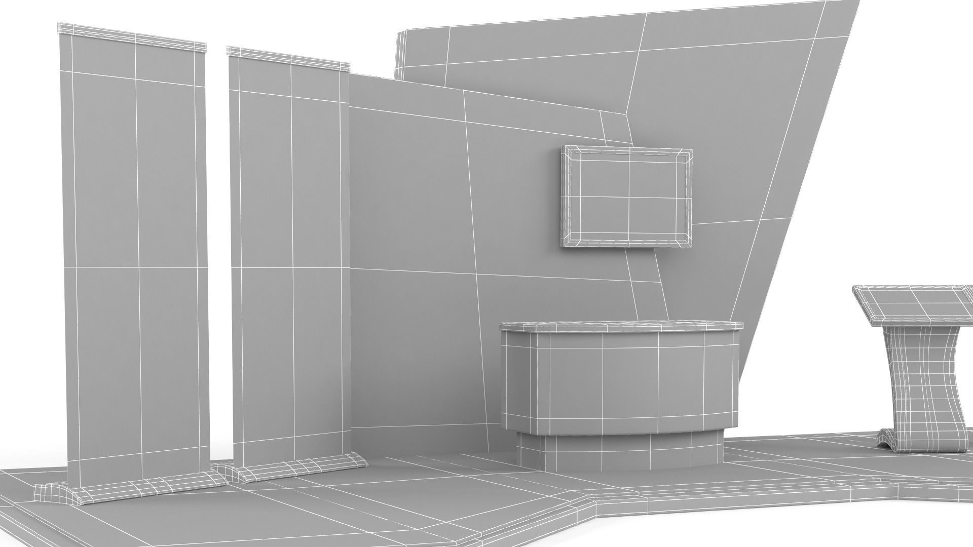Exhibition Stand Design 3D model_11