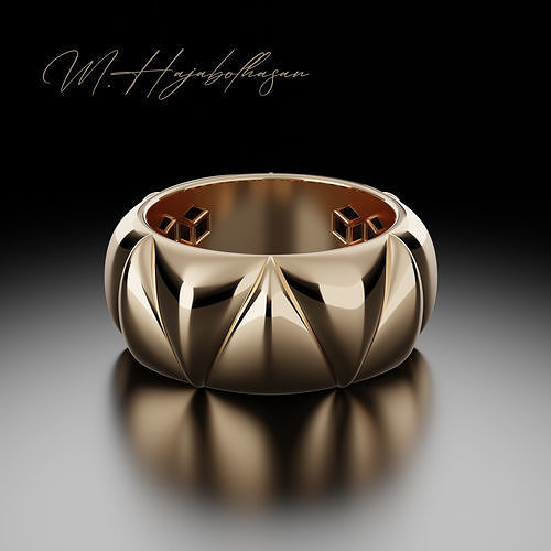 Celestial Harmony Ring 3D print model