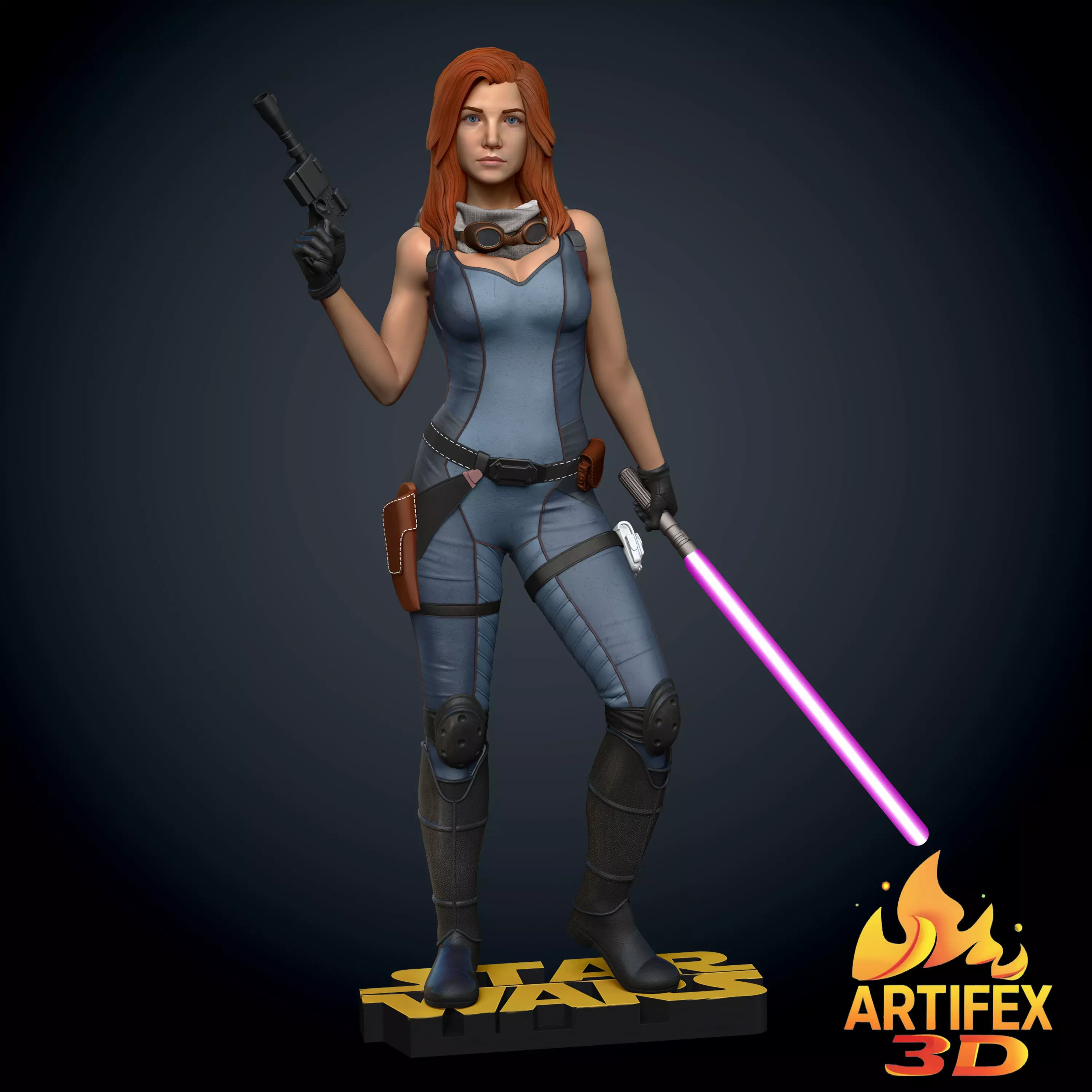  Mara Jade 3D print model_0