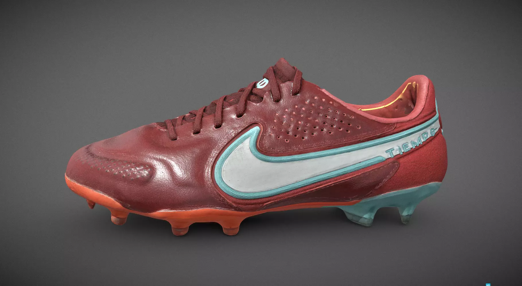Nike Tiempo Football Shoes Low-poly 3D model