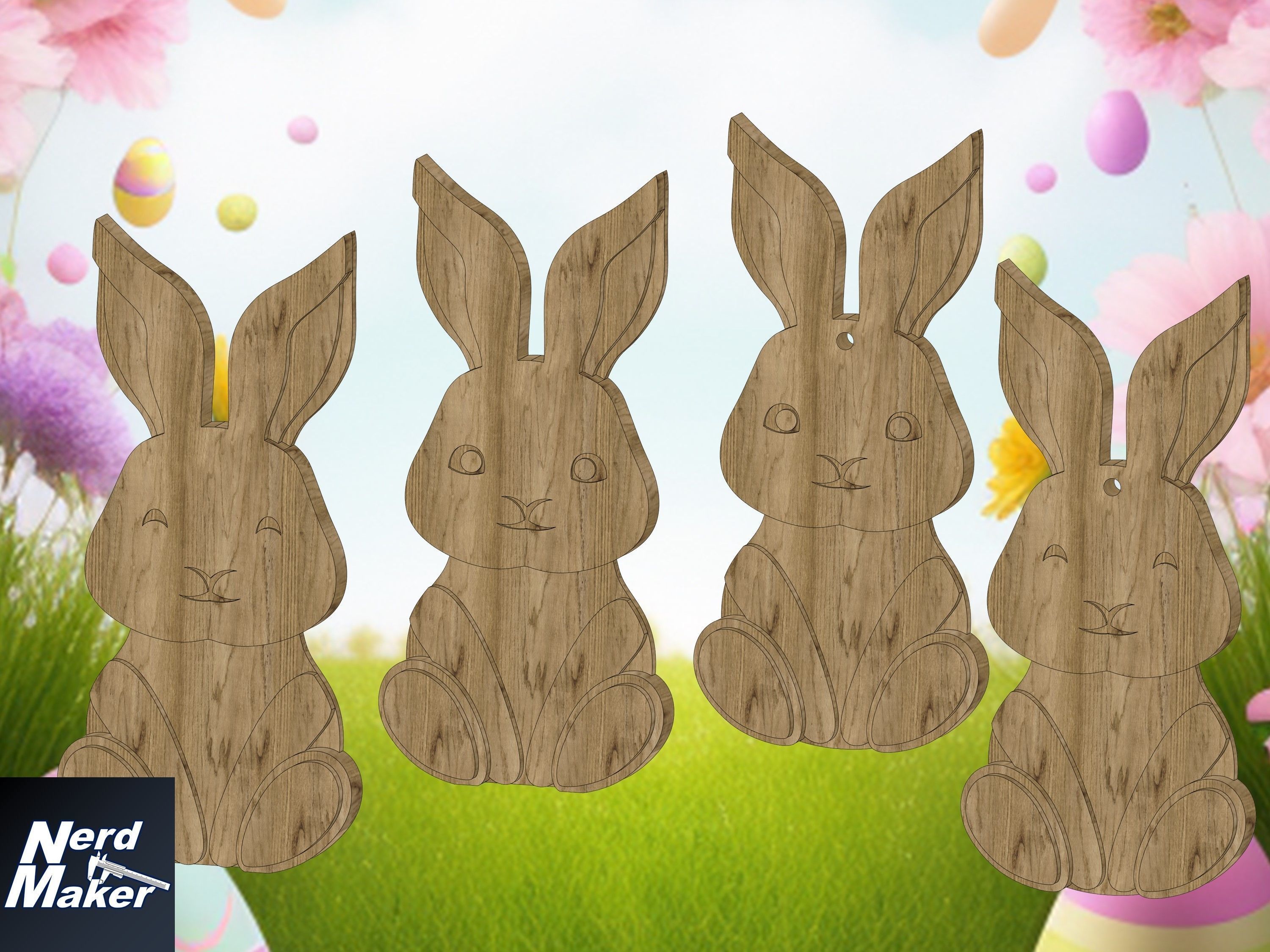Easter Decoration Set - Oster Dekoration Set - Free 3D print model_12