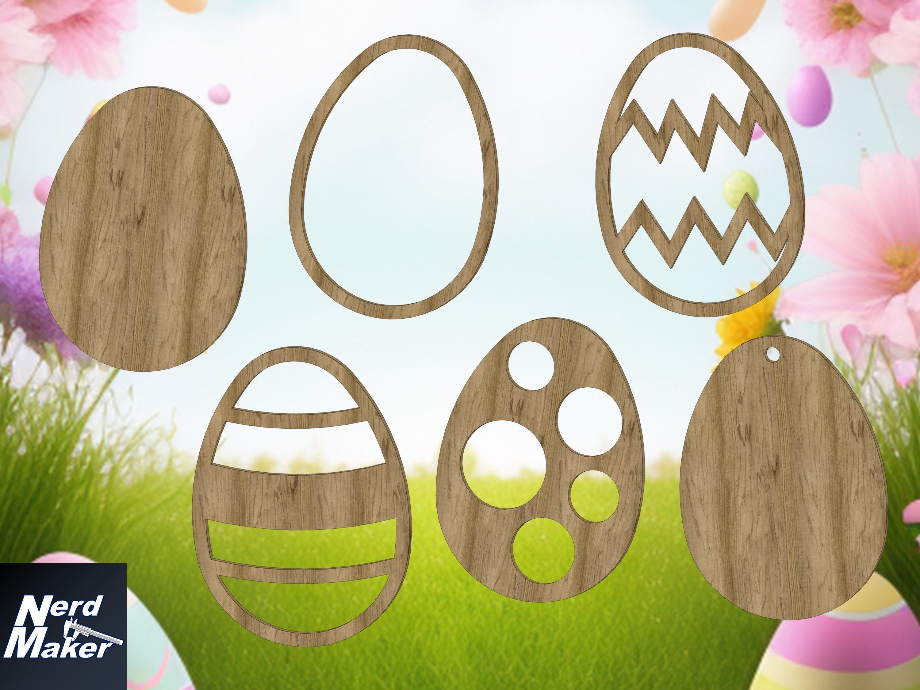 Easter Decoration Set - Oster Dekoration Set - Free 3D print model_11