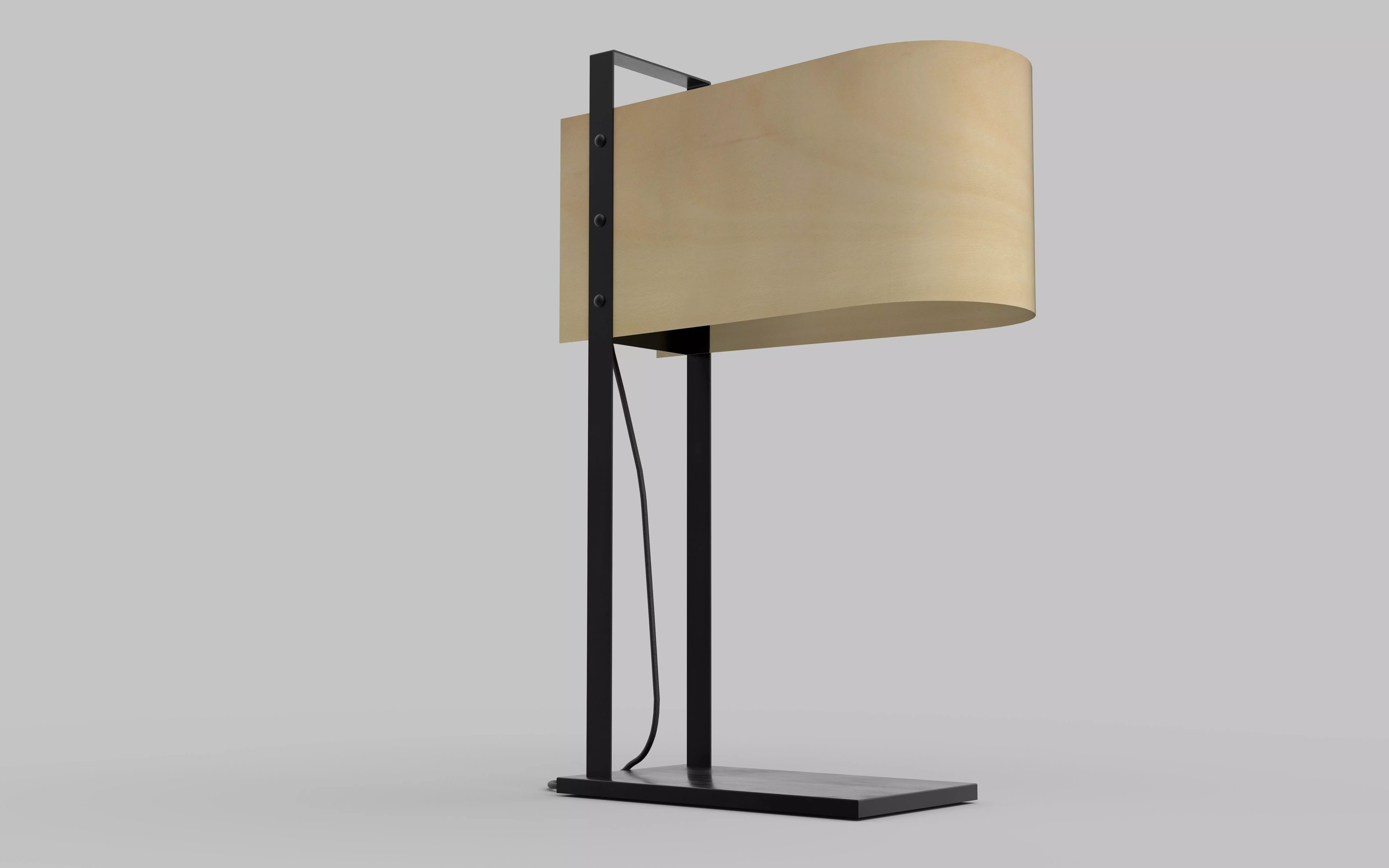 modern table lamp 3D model