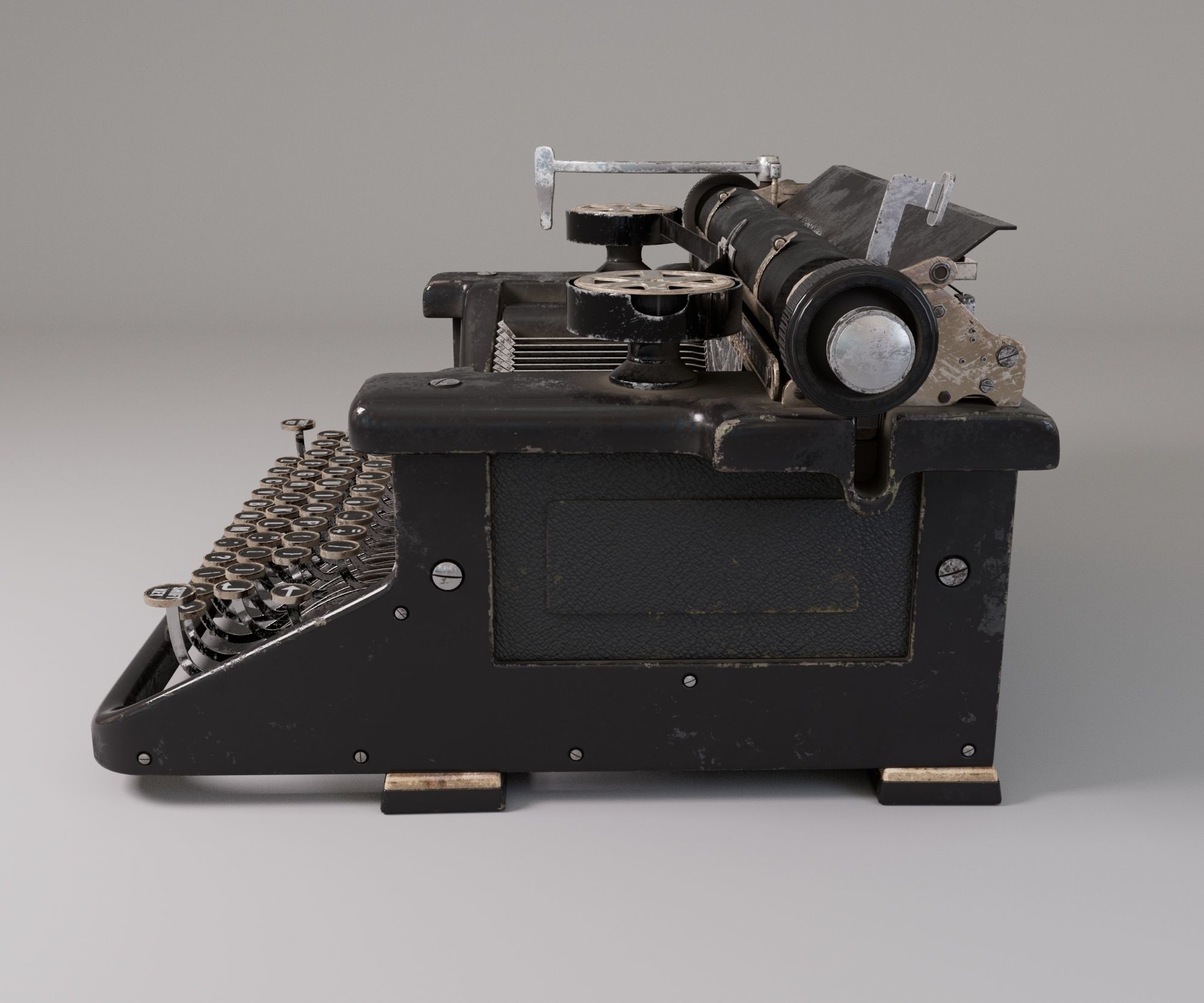 Typewriter 3D model_8