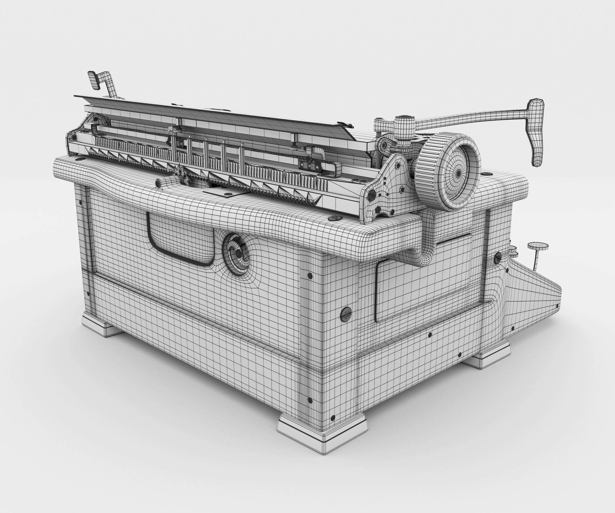 Typewriter 3D model_13