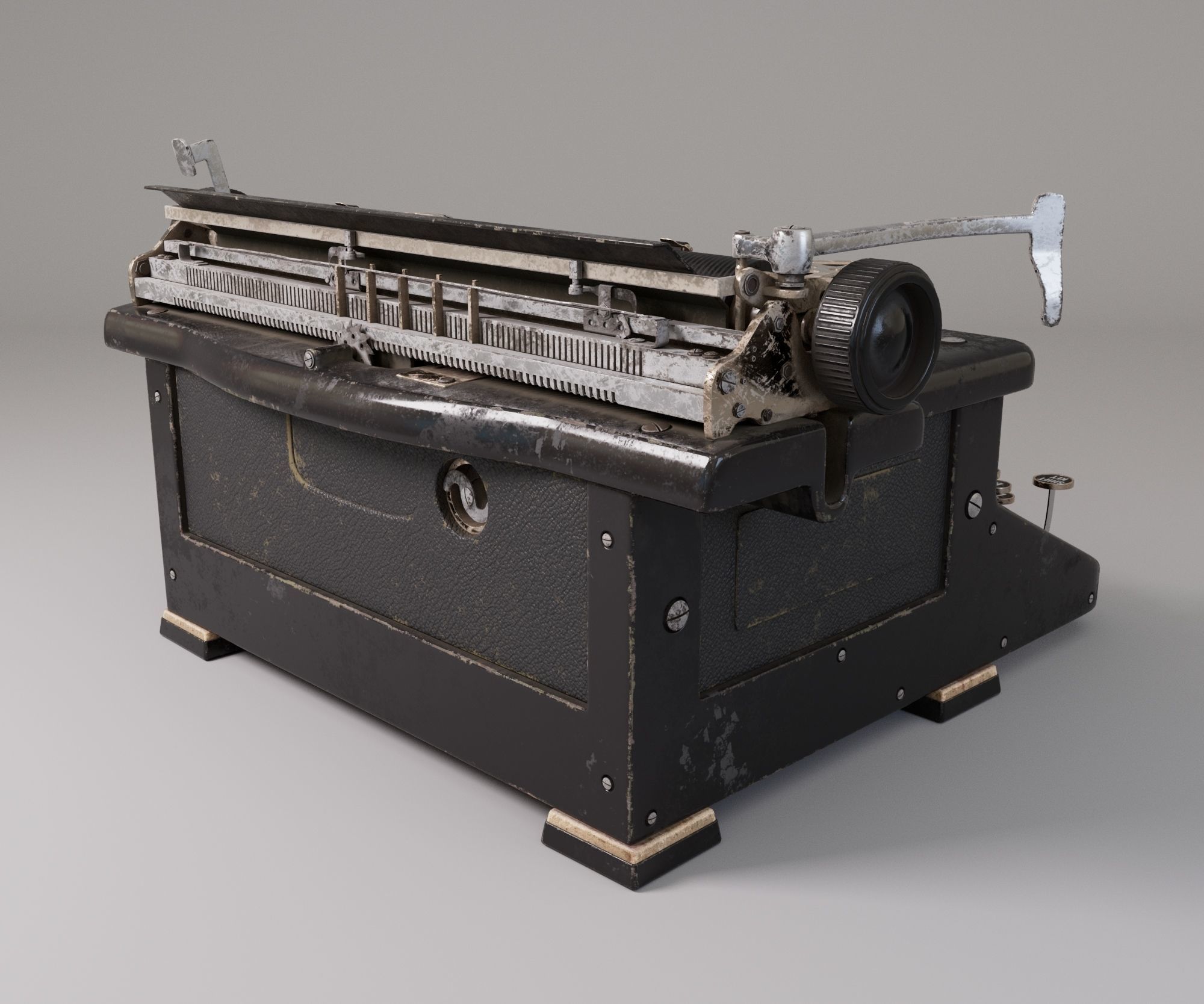 Typewriter 3D model_5